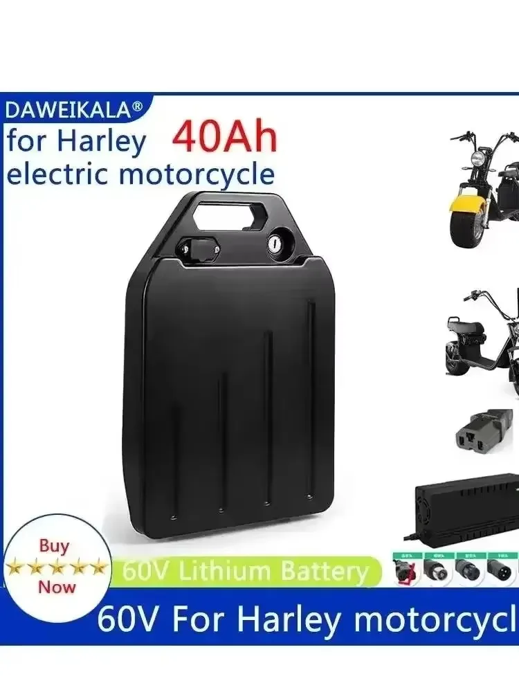 

60V Battery electric motorcycle lithium battery waterproof 18650 Battery 40Ah for two Wheel motorcycle electric scooter bicycle