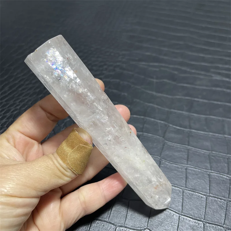 Natural Clear Quartz Crystal Tower Stone Point Home Decor feng shui Wand Witchcraft Reiki Meditation and Chakra Healing Crystals view 3