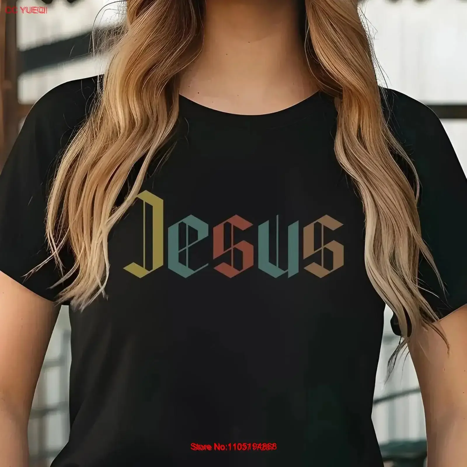 يسوع تي شيرت المسيحية الكتاب المقدس الملابس الدينية القوطية النصي خمر غسلها أعلى لارتداء اليومي مصمم الأزياء الملابس