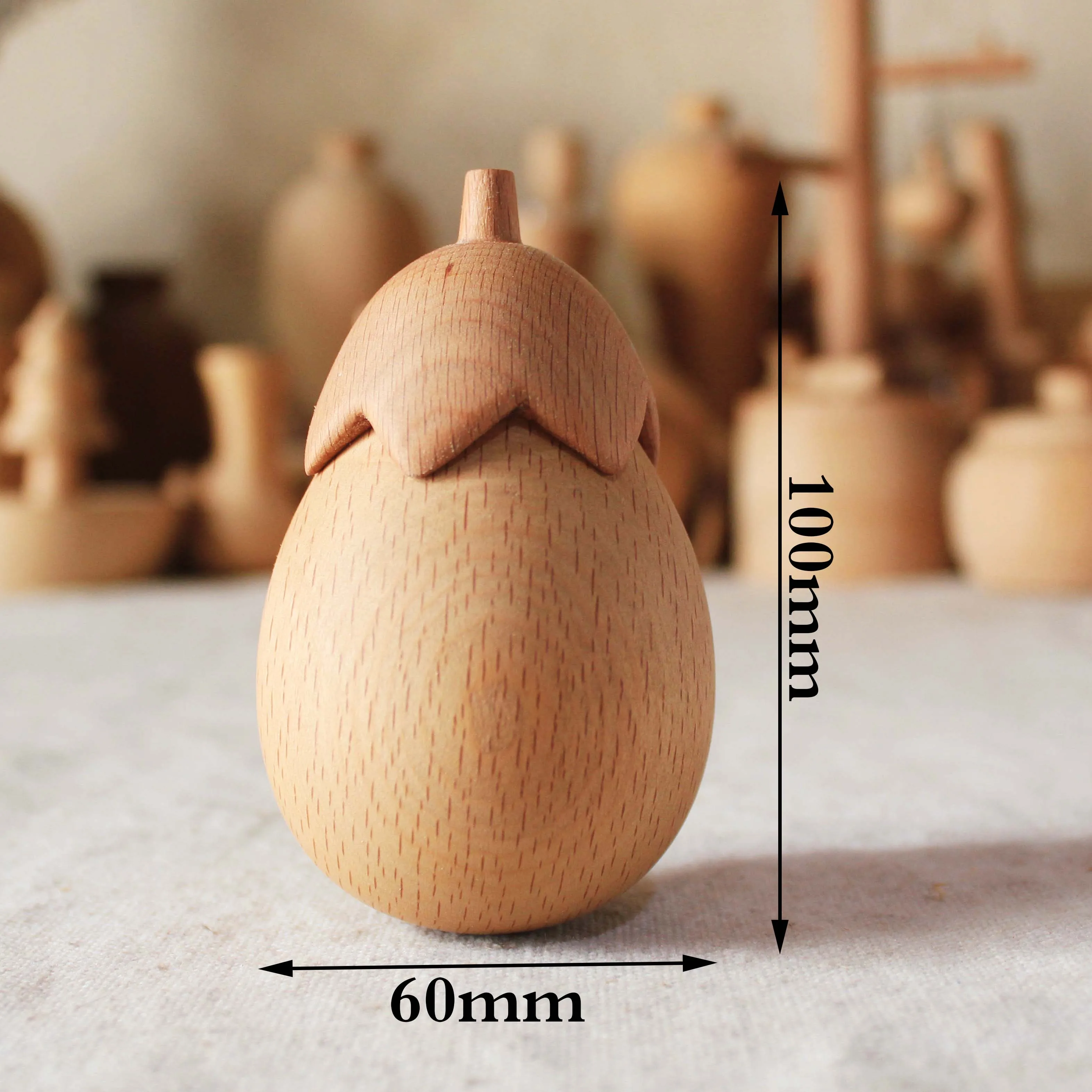 Eggplant toothpick box original interesting design toothpick holder freely placed to increase the fun of life.