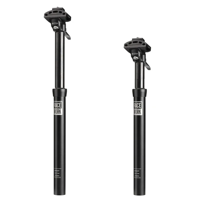 

Bicycle Shock Absorber Dropper Seatpost 27.2/28.6/30.9/31.6mm MTB Road Bike Height Adjustable Seat Post Tube Travel 125mm