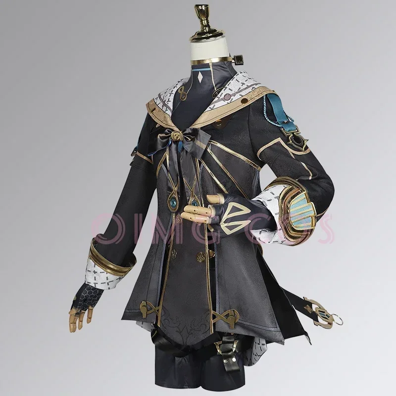 Freminet Costume Cosplay Genshin Impact Carnival Uniform Wig Anime Halloween Costumes Women Game