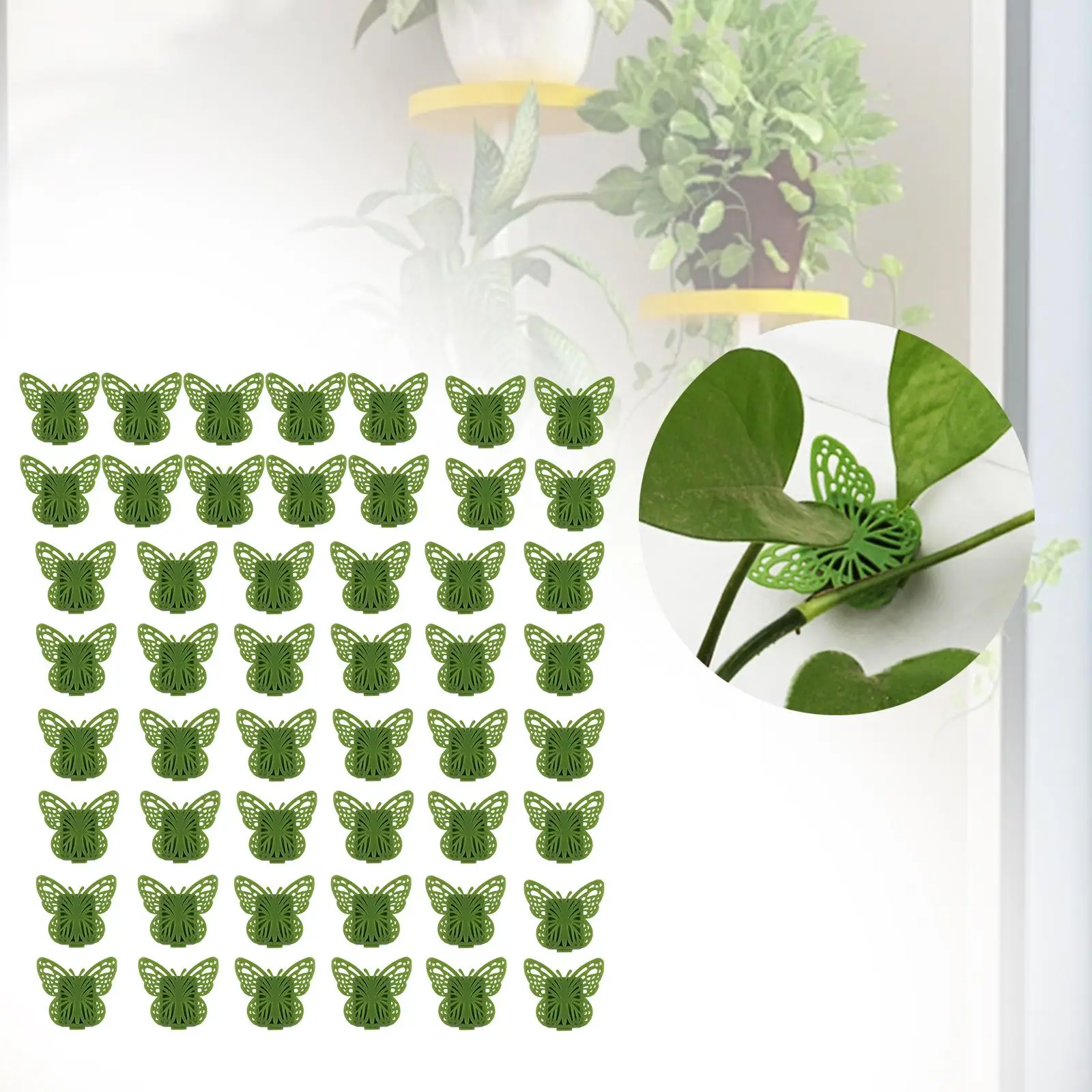50 Pieces Climbing Plants Wall Fixture Clips Clamp Fixator Plant Clips Fixer