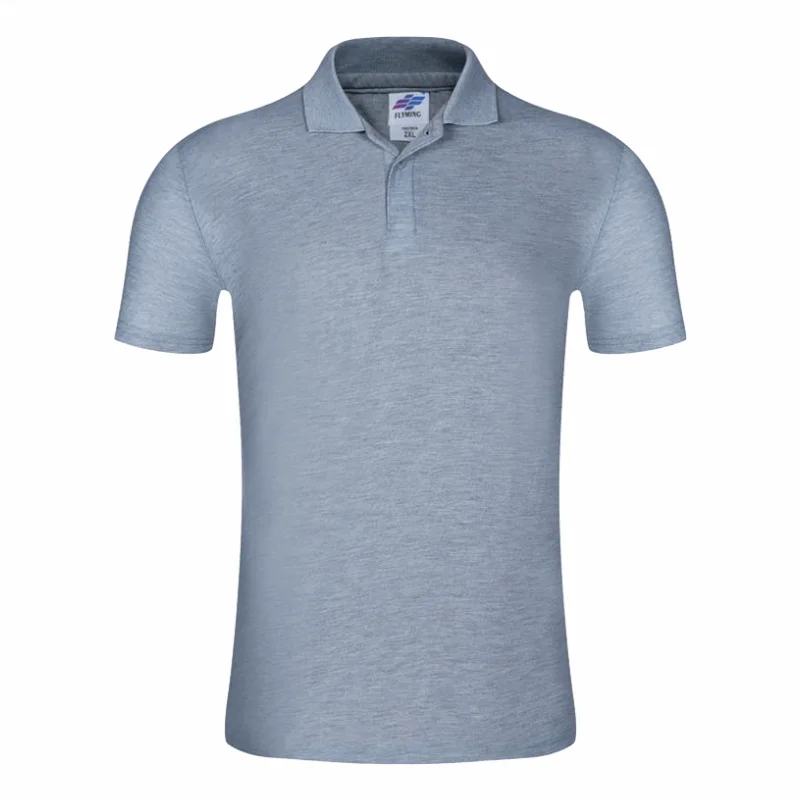 Heren zomer effen kleur revers korte mouwen casual dagelijks outdoor poloshirt mode knop top 13 kleuren