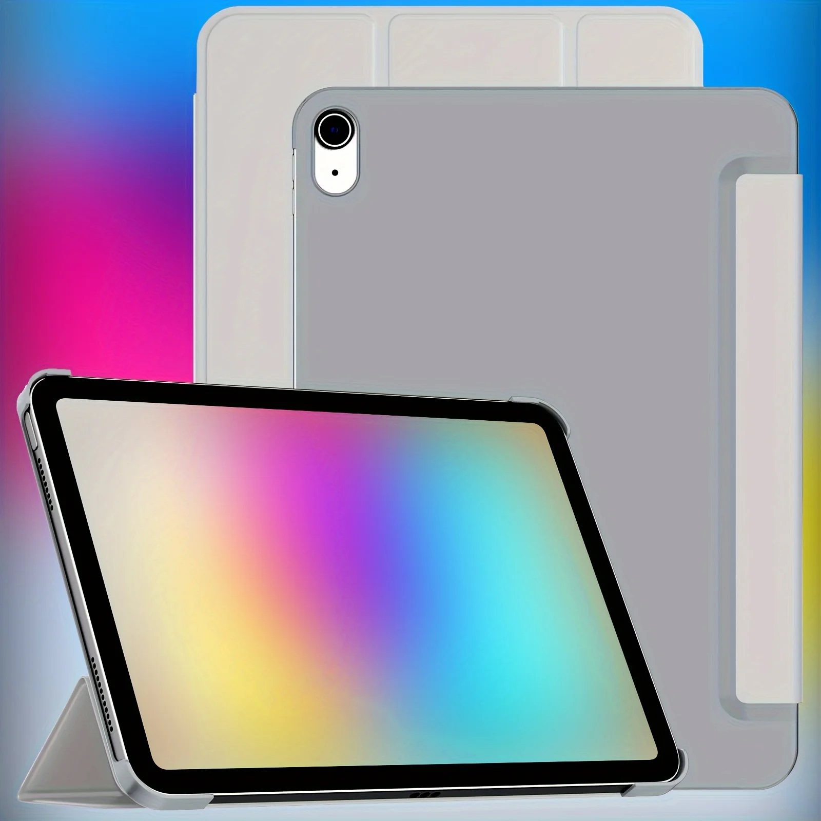 Case for iPad 10th Gen 10.9, 9/8/7th 10.2, 6/5th 9.7, Air 1/2 9.7, Air 3 10.5,Pro 10.5 11,mini 6 Translucent Back Shell PC Cover