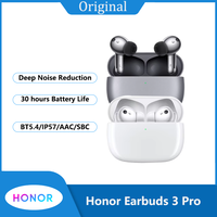 Original Honor Earbuds 3 Pro Ultra - wideband Dual Unit, Scene - based Smart Noise Cancellation, Body Temp AI Monitor