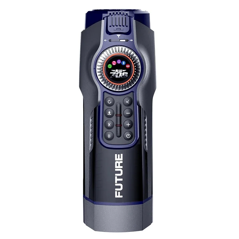 Leten 708-III التلقائي تلسكوبي المكبس ذكر الموزه المهبل كأس دمية بفرج حقيقي التدفئة يئن اللسان الجنس لعب للرجال