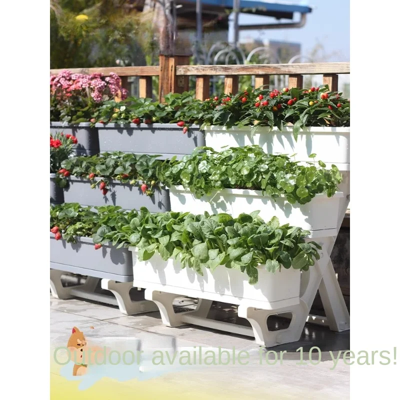 Flower pot rack Balcony shelf Flower rack Shelf Terrace hree-dimensional planting Vegetable planting Hot planting Green plants