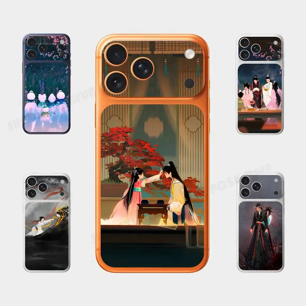 

Lin Miaomiao Plain Decal Skin For IPhone17 Pro ProMax Back Film Cover Wrap Anti-scratch Durable Sticker