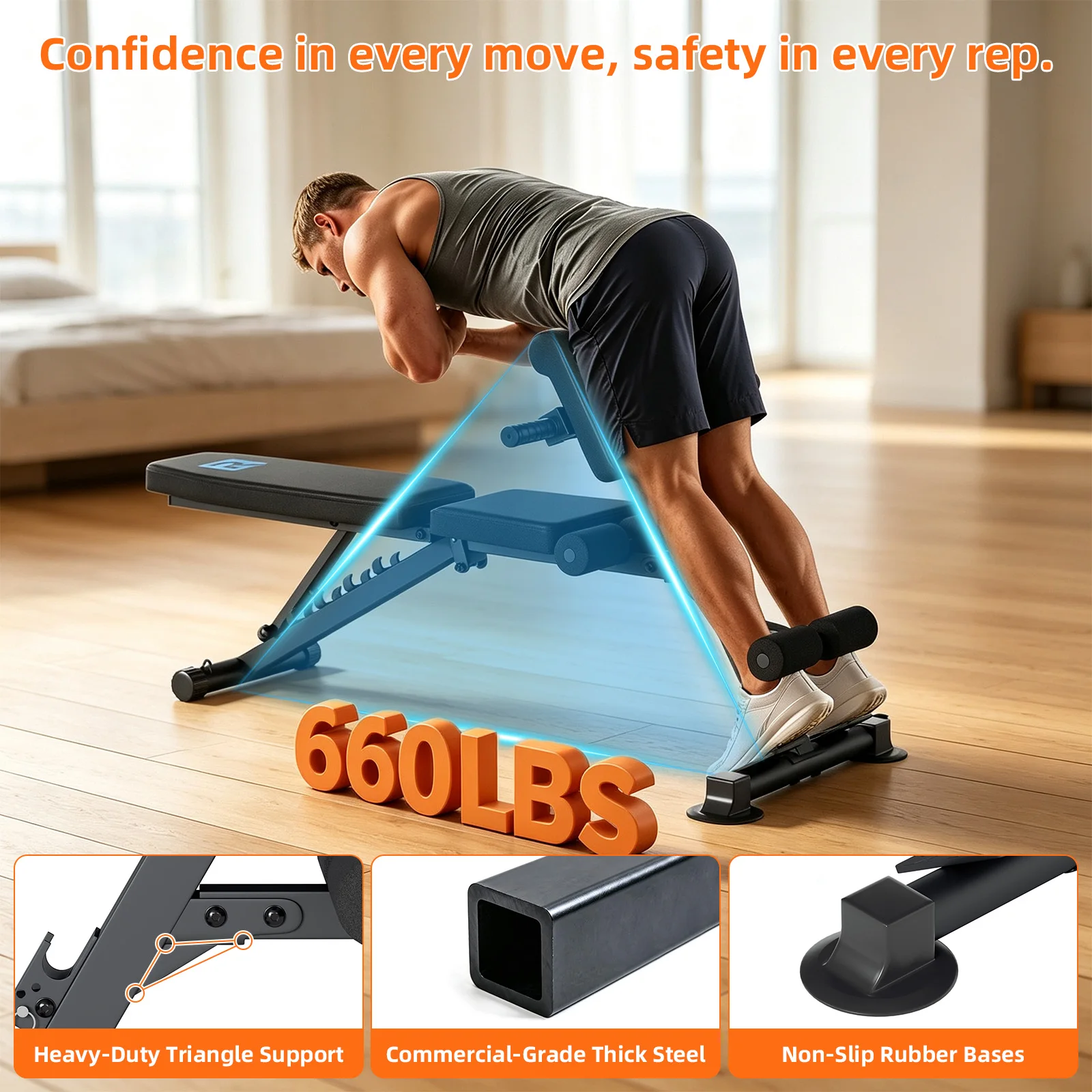 Banco de Pesas Ajustable Multi - Home Gym Full Setup reseña y precio