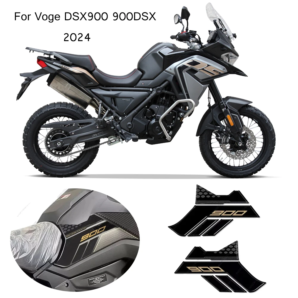 

For Voge 900DSX 900dsx DS900X DSX900 900 DSX 2024 Motorcycle Side Fuel Tank Sticker 3D Epoxy Resin Waterproof Decorative Sticker