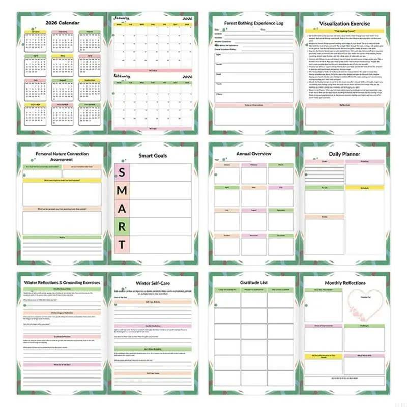 2026 Daily Planner Organizers Notebook Work Planner For Efficient Time Management With Quality Paper And Compacts Design 896C