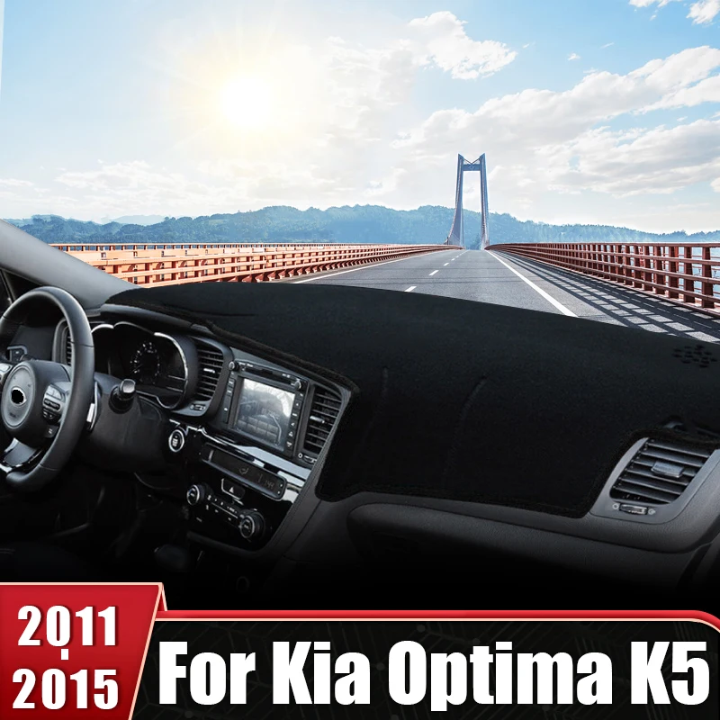 

For Kia Optima K5 2011 2012 2013 2014 2015 Car Dashboard Cover Mat Dash Board Sun Shade Pad Anti-UV Non-Slip Case Accessories