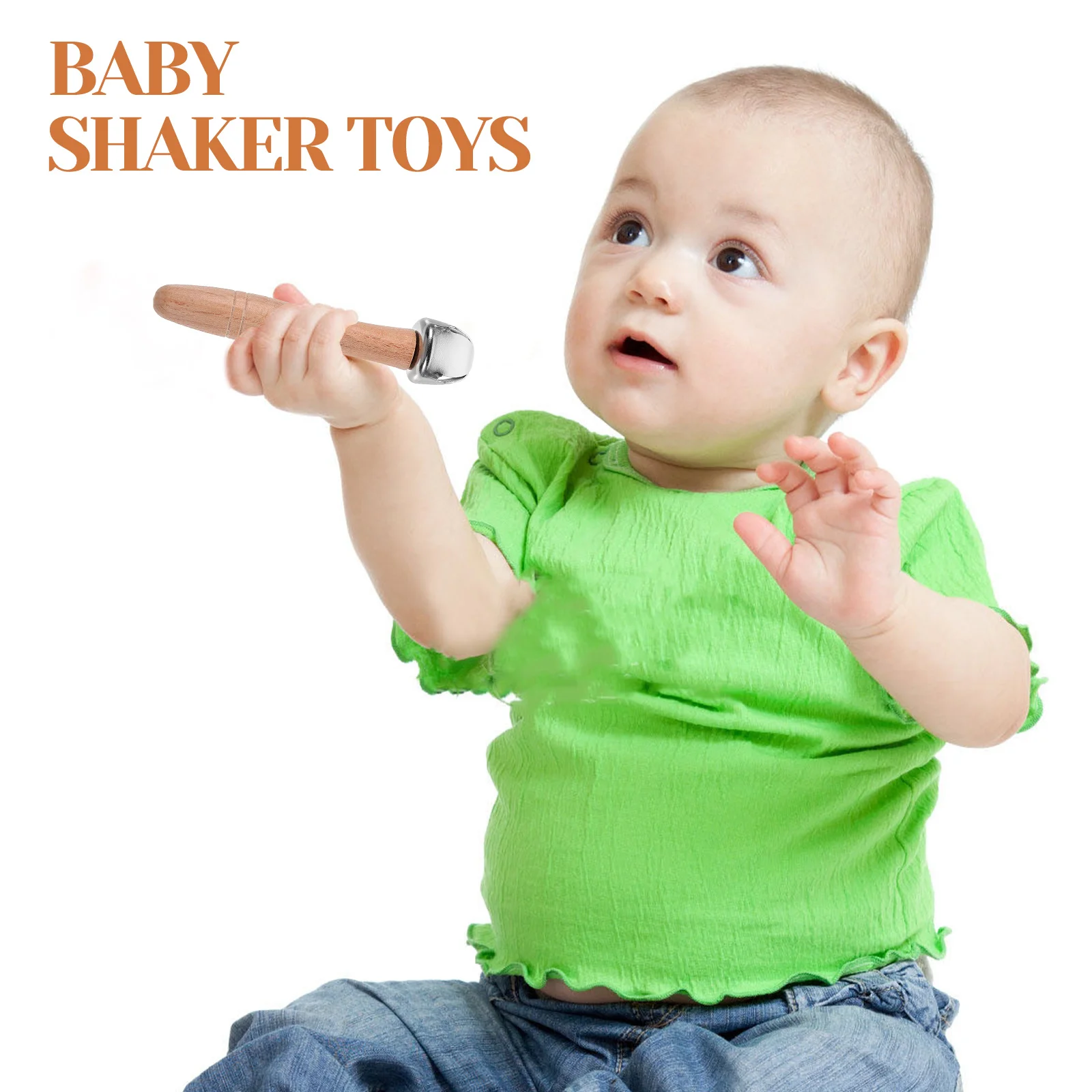 ka ręczna dla dzieci zabawki dla niemowląt Baby Shaker muzyka urocza drewniana zabawka dziecko maluch maluch