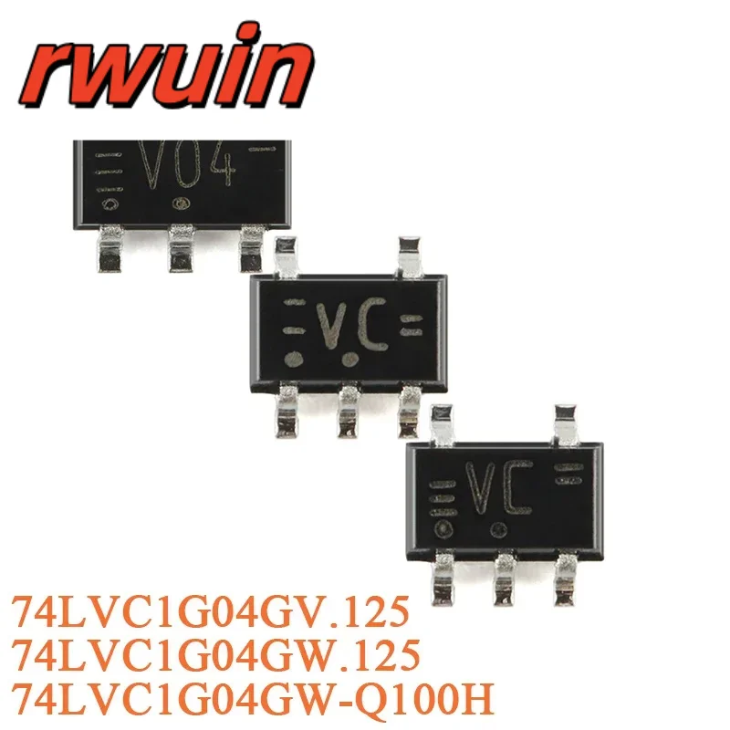 100pcs/10pcs 74LVC1G04GW,125 74LVC SOT-353 VC1G04 Single Channel Inverter Chip 74LVC1G04GV.125 74LVC1G04GW-Q100H