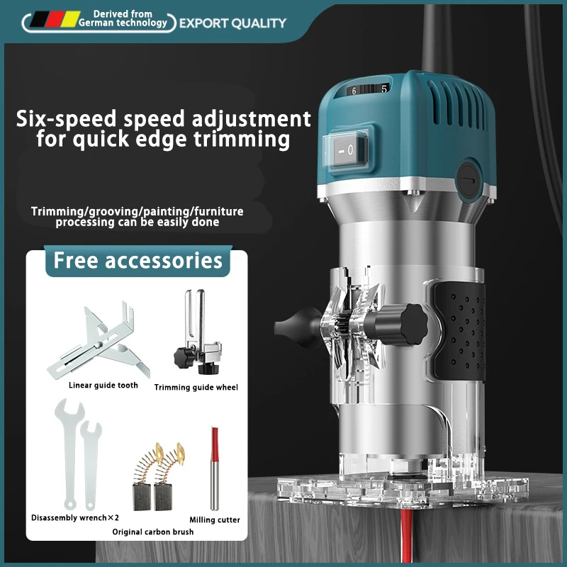20256 ความเร็วปรับขอบงานไม้ตัดและ Slotting Machine แกะสลักเครื่องกัดไม้เครื่องกลและไฟฟ้า