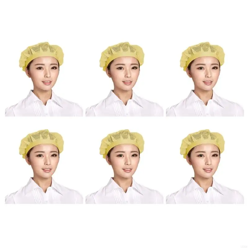 6Lots Breathable Cooking Cap Sweat Absorbing Comfortable Professional Chefs Y166