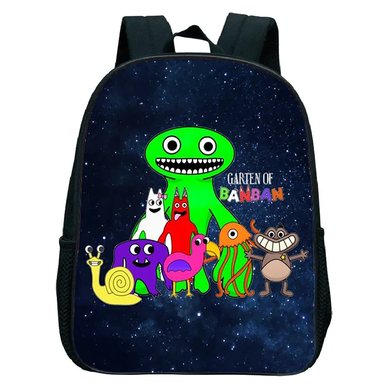 Garten Of Banban Print Backpack Kids Kindergarten Bag Boys Girls Waterproof School Bags Children Backpacks Game Cartoon Bookbag