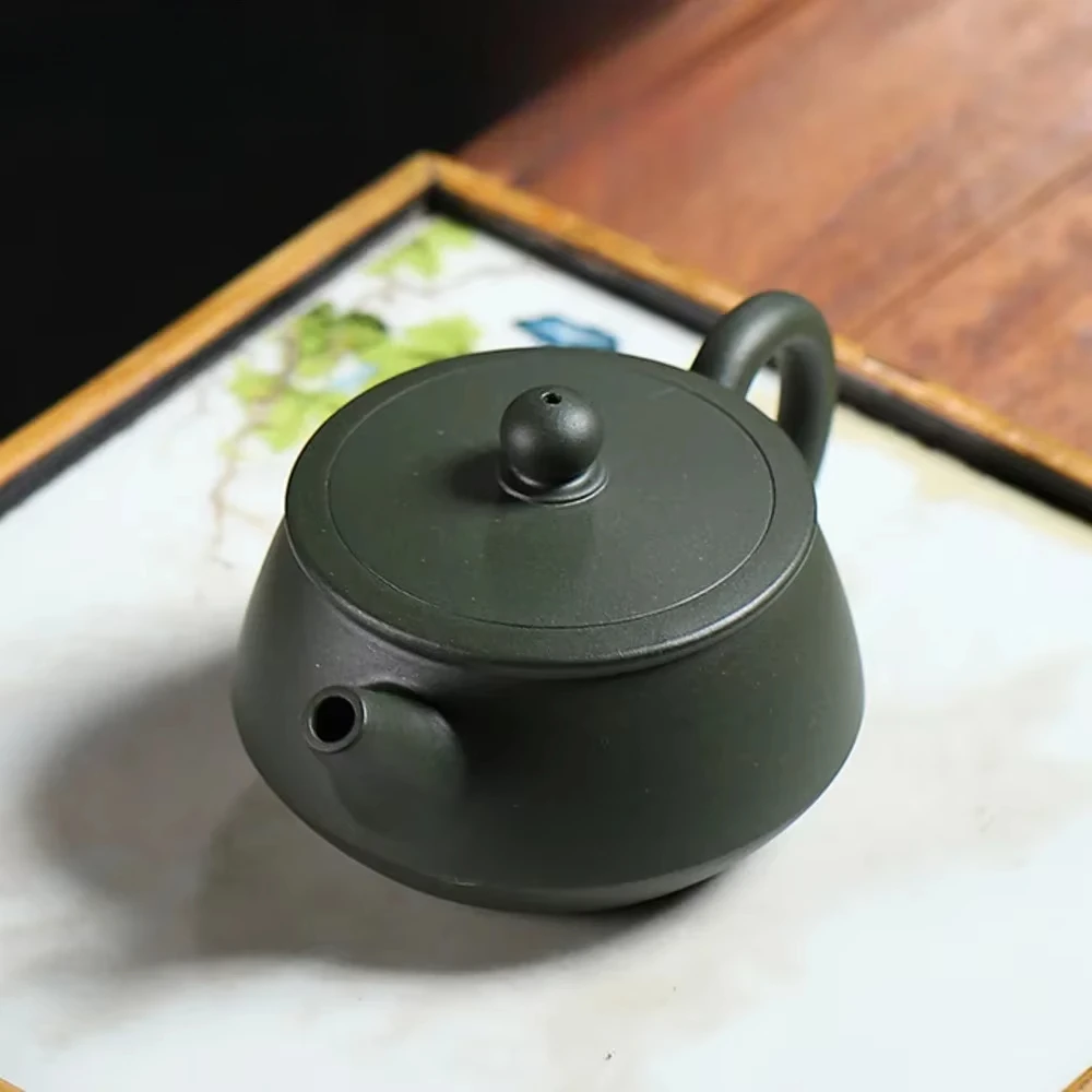 150ML Aesthetic Yixing Purple Clay Teapots Handmade Pot Raw Ore Green Mud Kettle Chinese Zisha Tea Set Teaware Collection Craft