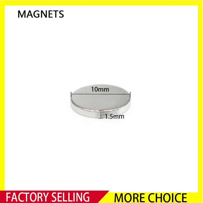 

20/50/100/200/300/500PCS 10x1.5 Small Round Rare Earth Magnets Magnet 10x1.5mm N35 Permanent Neodymium Magnets Disc 10*1.5 mm