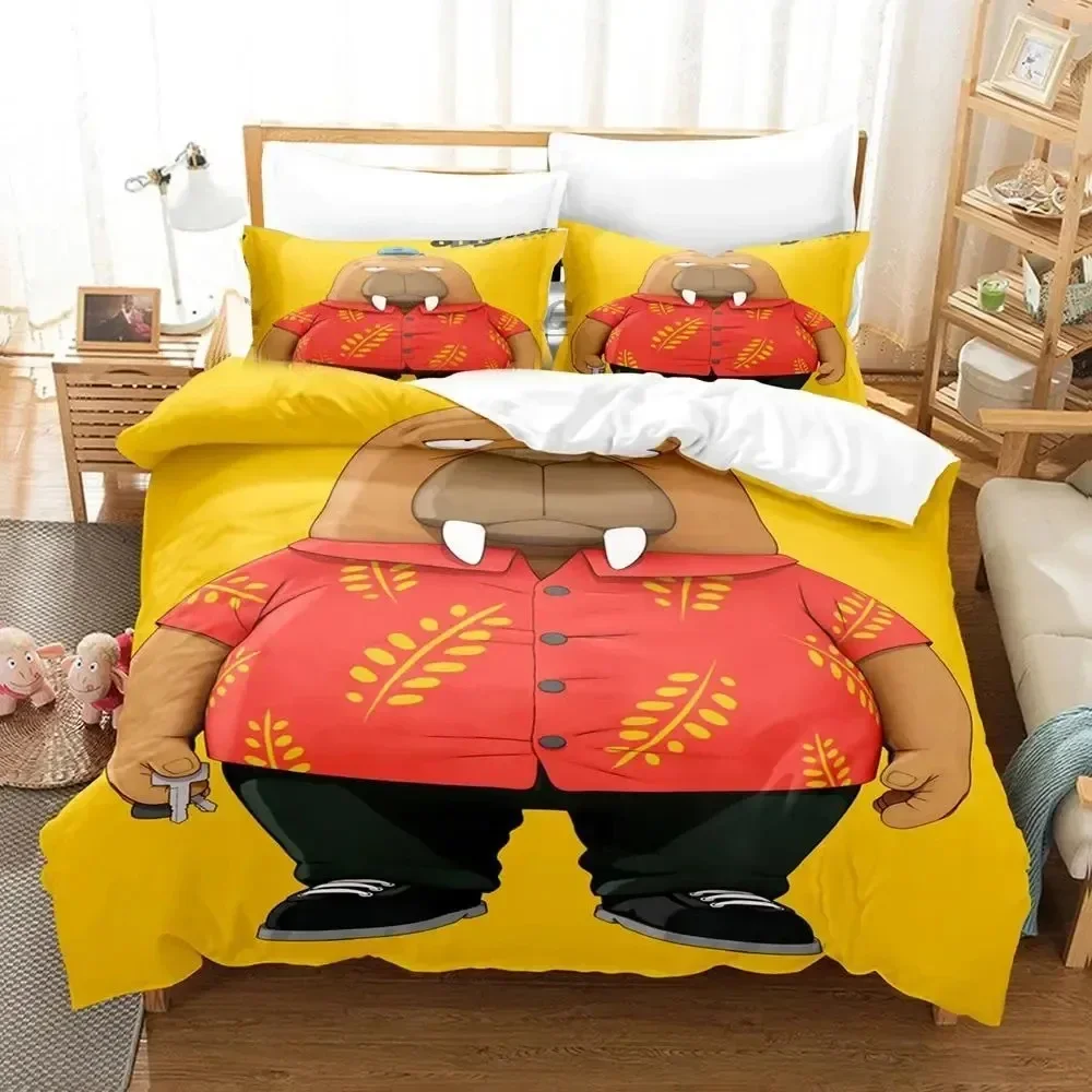 Anime Odd Taxi Supplies Set Duvet Cover Set Bedding Sets For Adults Bed With Pillowcases No Filling Luxury Birthday Gifts