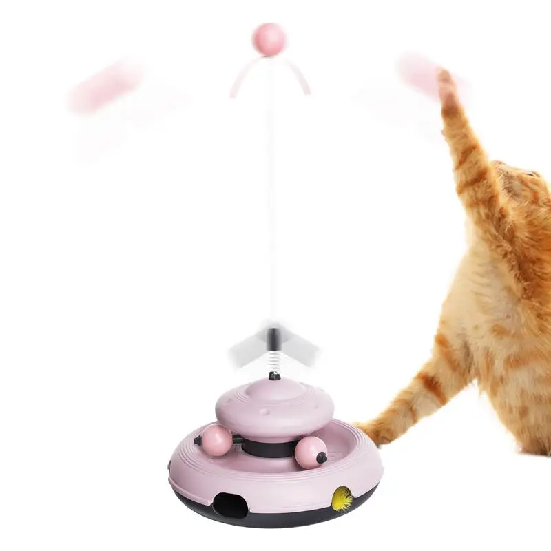 

Cat Track Ball Toy Interactive Non-Slip Track Ball Toy Multipurpose Cut Cat Toy Funny Pet Toy For Entertainment Exercise Playing