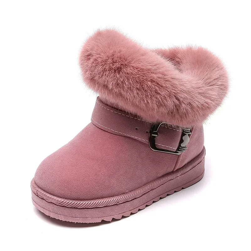 Fashion Children Casual Shoes Girls Boys Cotton Snow Boots Warm Kids Boots Boy Winter Cotton Shoes Sneakers ботинки мартин