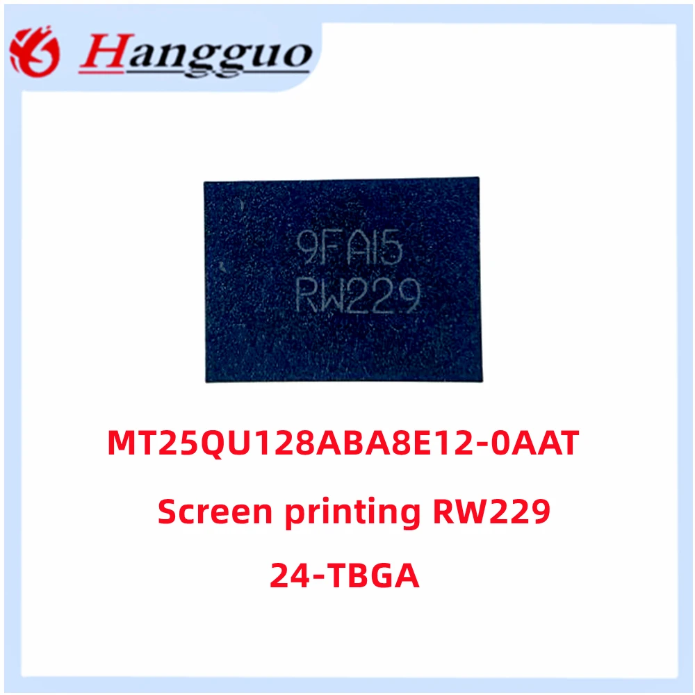 2 pçs/lote Original MT25QL128ABA8E12-0SIT RW203 MT25QU128ABA8E12-0SIT RW205 MT25QU128ABA8E12-0AAT RW229 24-TBGA chip de memória IC