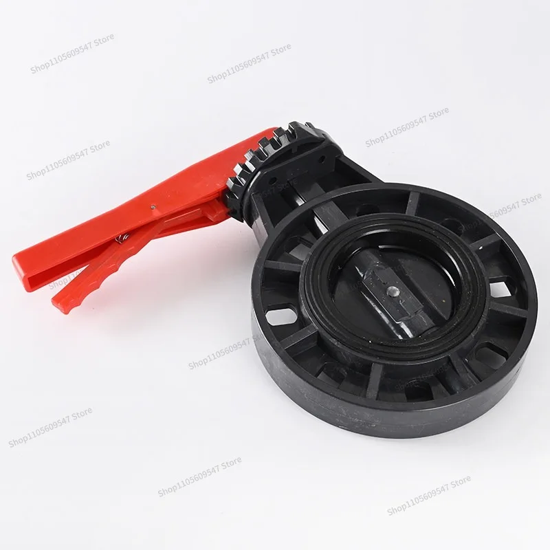 FOR D71X-10S Clip- Plastic Butterfly UPVC Handle Acid and Alkali Resistance Corrosi Resistance DN50-200 250 315