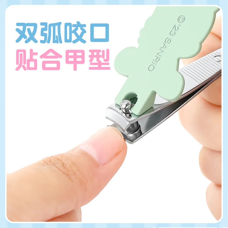 Hello Kitty Nail Knife Kawaii Creative Nail Clipper Ear Pick Set Nail Trimmer Tool Portable Cartoon Exquisite Accessories Gifts