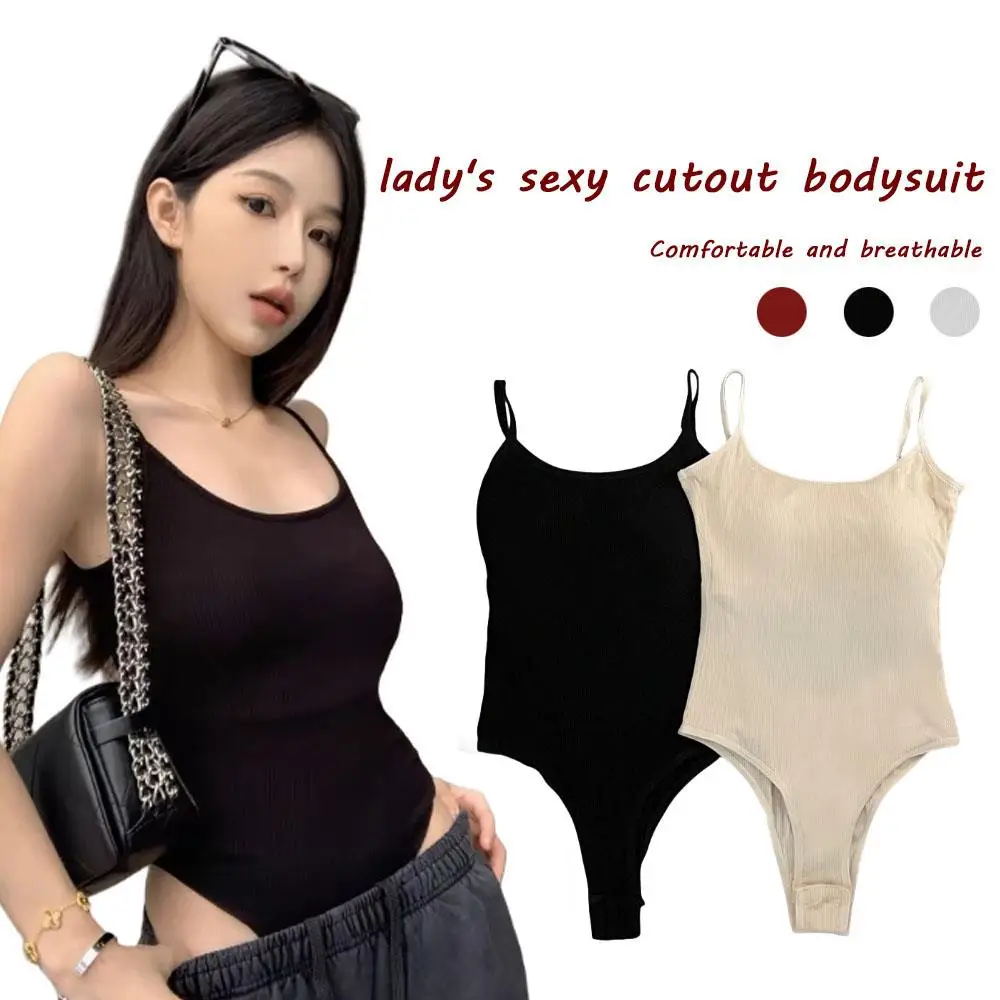 

Trendy Red Vest Wearable Underwear Women's Inner Wear Outerwear Open-Back Tank Top Comfortable Hollow Back Design Clothes