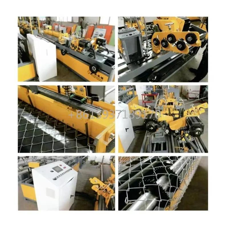 Full Automatic Plc Chain Link Fence Machine