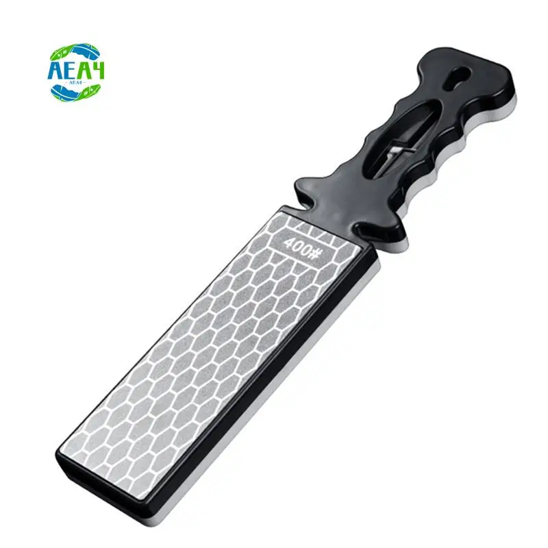 

AEA4-5-In-1 Diamond Sharpening Plate Knife Double-Sided Sharpening Rod 400/1000 Grit Honeycomb Surface