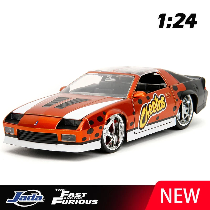 

JADA 1:24 Camaro Z28 1985, легкосплавный автомобиль, литье под давлением и игрушечный транспорт, модель автомобиля, миниатюрная масштабная модель автомобиля для детей