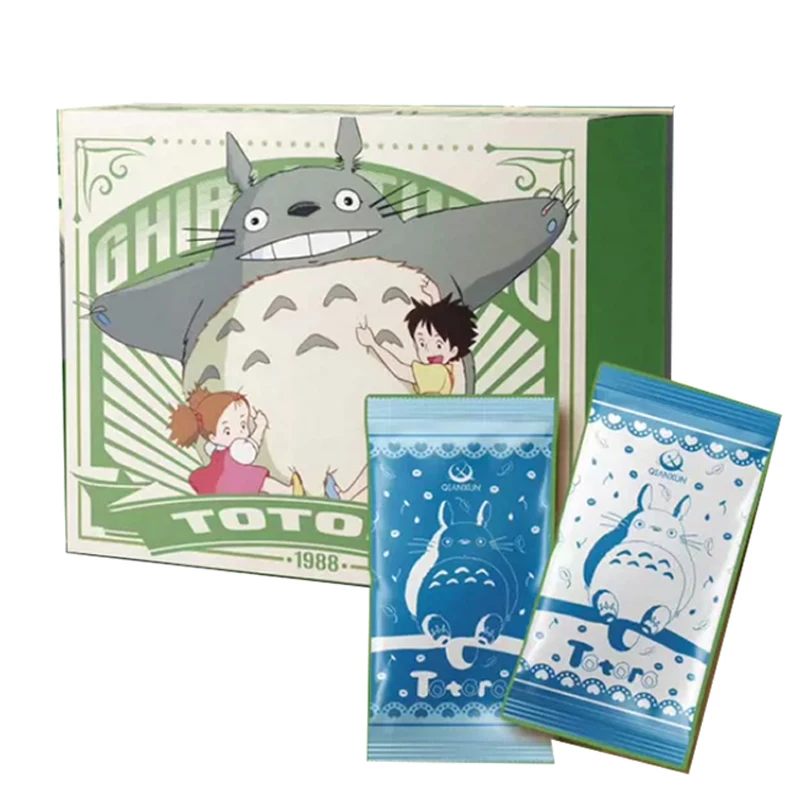 

Новые коллекционные карты Хаяо Миядзаки CCG Anime Studio Ghibli Sky City, 12-упаковка, коробка с мультяшными открытками, слепая коробка