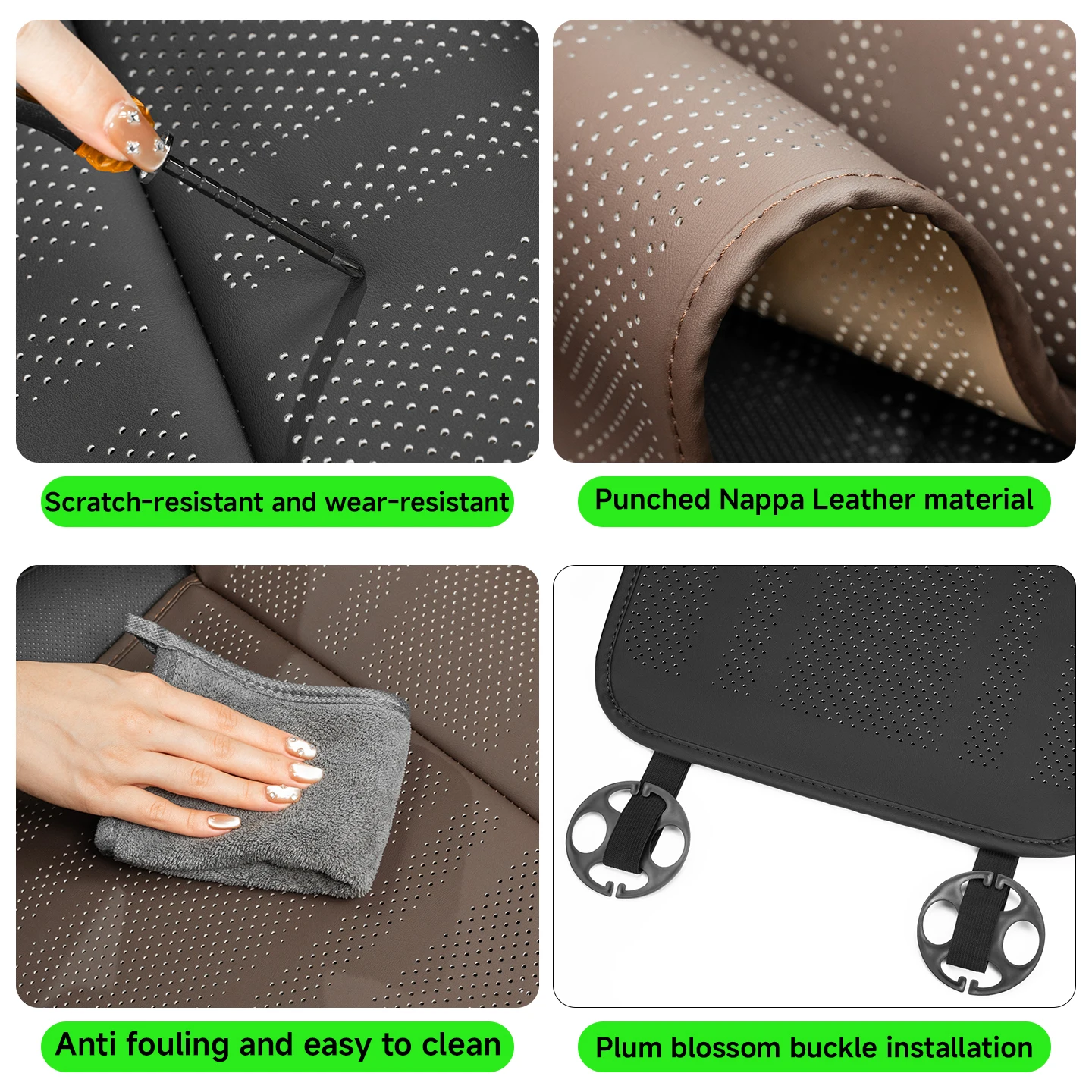 For Toyota Yaris Vitz 2006 2007 2008 2009 2010 2011 Universal Car Leg Support Pillow Extension Pad Leather Accessories view 6