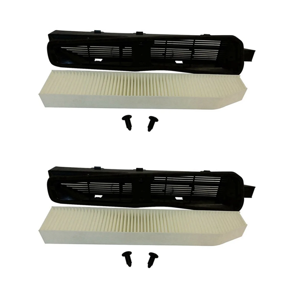 2Pcs Cabin Air Housing and Filter Kit 82208300 Fit for Grand 1999-2010