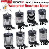 Rocket 2845 F540 3650 3660 3670 3674 4068 Waterproof Brushless Motor for 1/8 1/10 1/12 RC Car Wltoys 12428 WPL Car Accessories