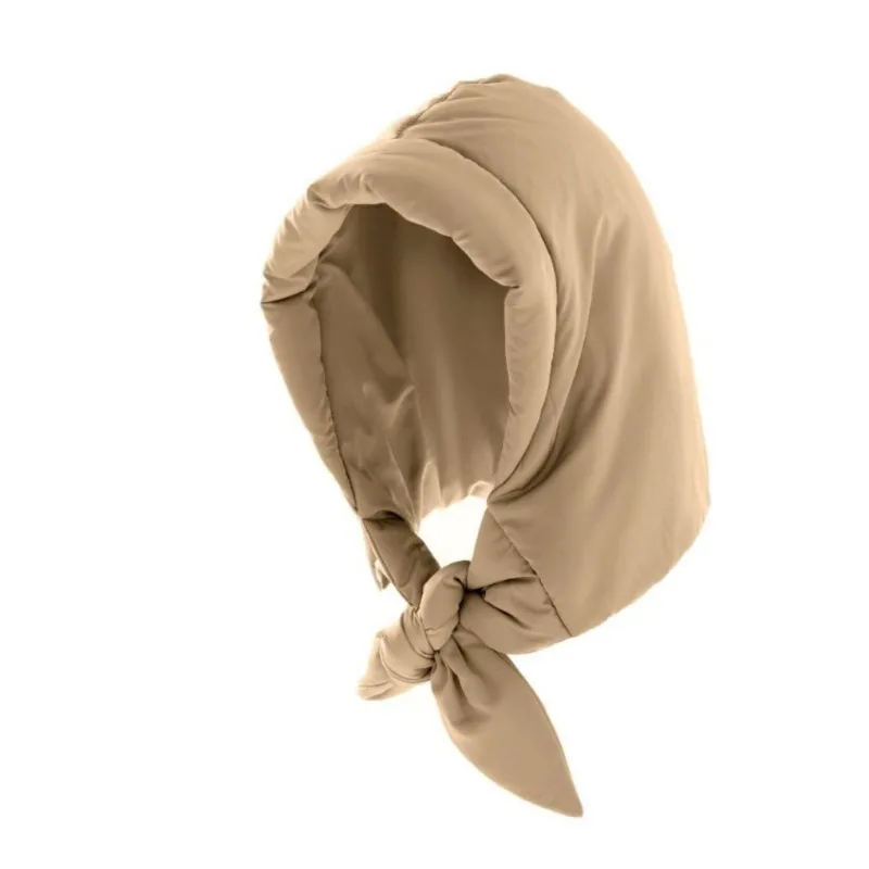 Winter Velvet Warm Lei Feng Hat Children Down Cotton Waterproof Dual Purpose Outdoor Cycling Anti Wind Cold Ear Hat Cozy Soft