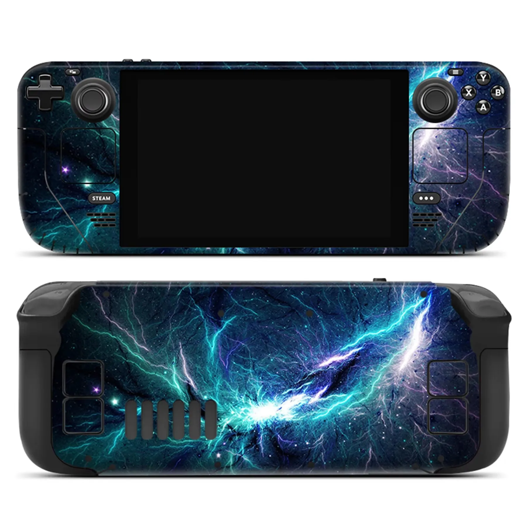 Texture Design Skin Sticker for Steam Deck Handheld Device Game Accessories Full Set Protective Wrapping Cover