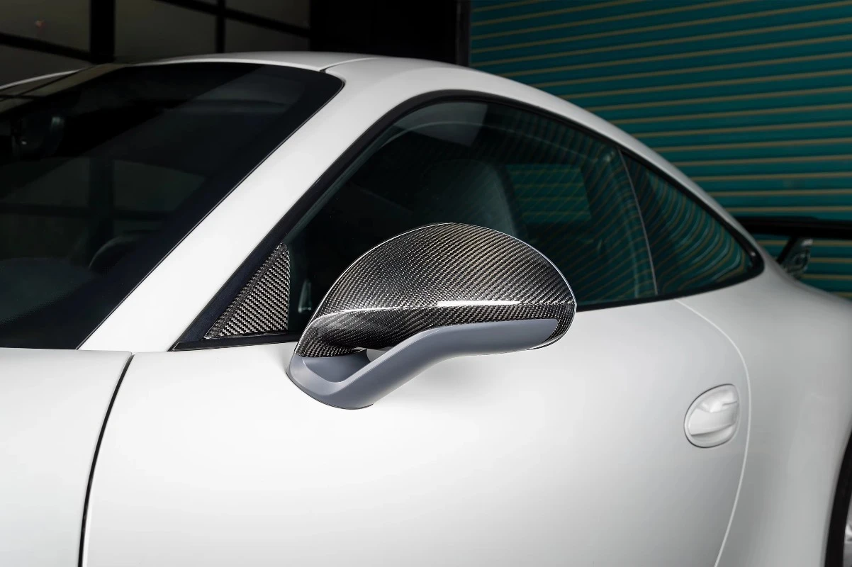 for 911 Dry Carbon Fiber Sports Mirror Cover Rearview Mirror Housing Mirror case LHD Replacement 5