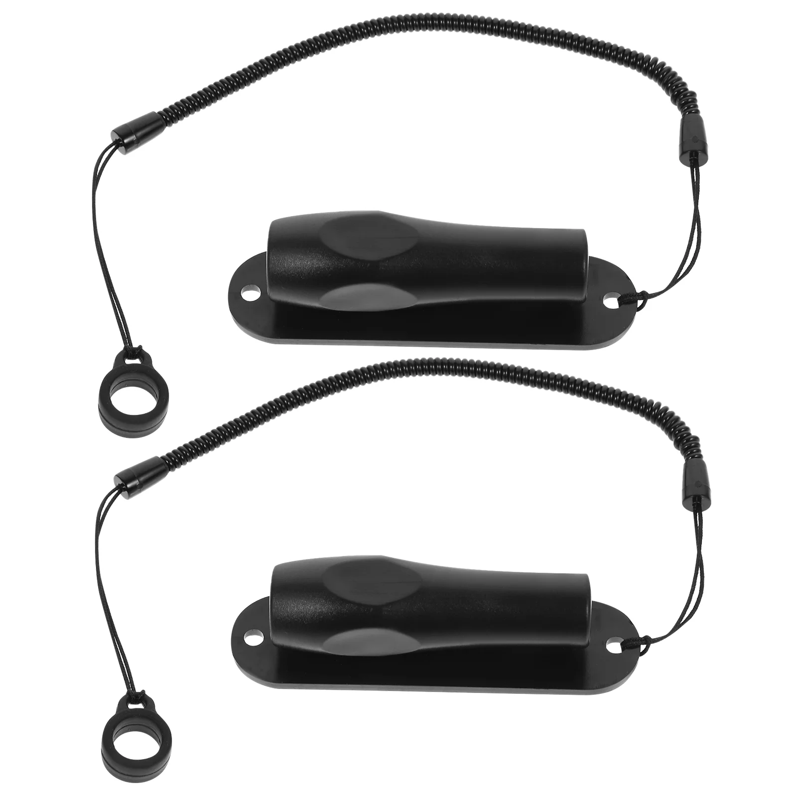 

2 Pcs Stylus Pen Fixing Rope Lanyard Retractable Signature Anti Lost for Strap Black Women