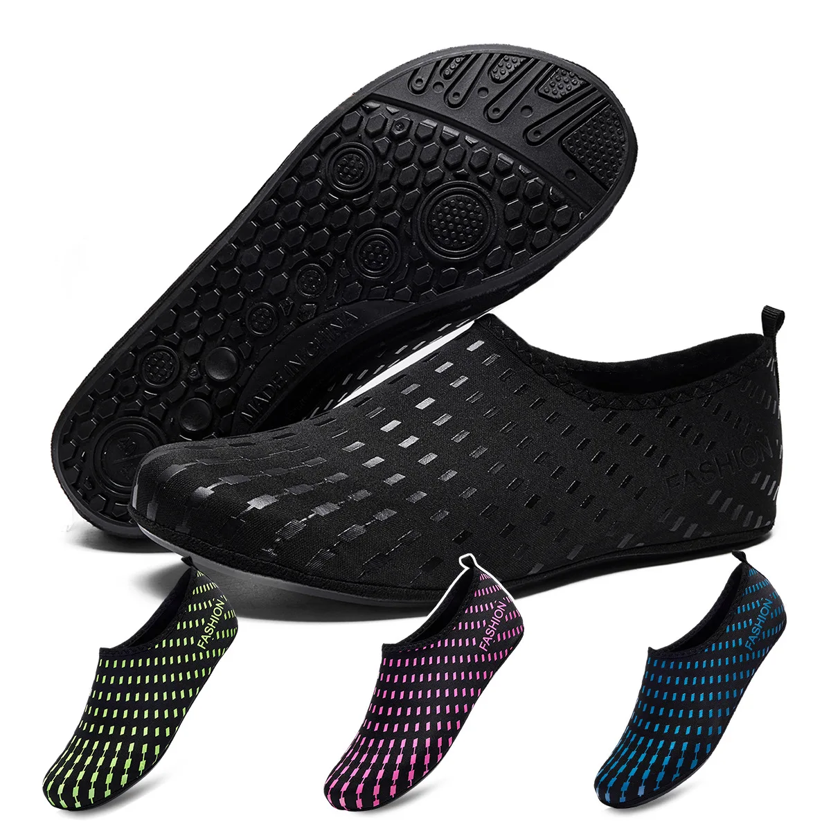 Men's and women's creek shoes indoor fitness shoes outdoor wading skin diving quick drying