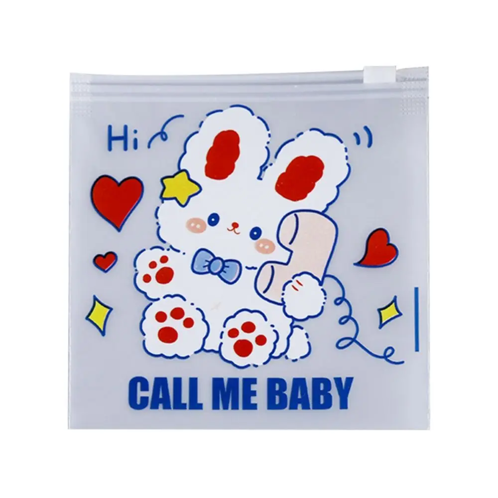 INS Waterproof Zipper Bag Plastic Transparent Pen Bag Large-Capacity Candy Bag School Office