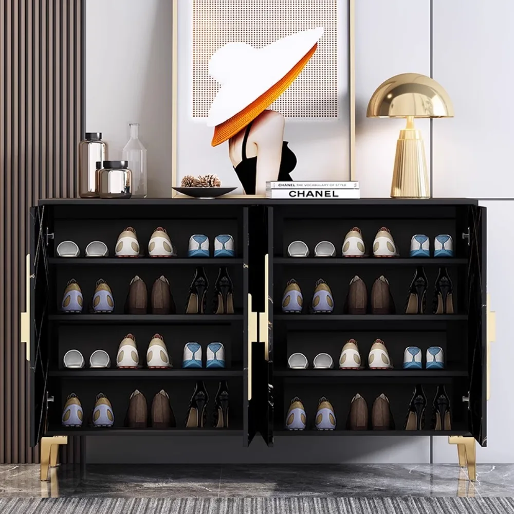 Light Luxury Shoe Cabinet Large Capacity Entrance Modern Simple Storage Cabinet Shoerack Shoes Organizer Zapatero Home Furniture