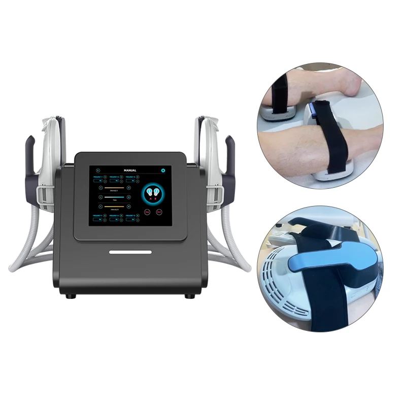 Portable EMS Body Sculpt Slimming Machine Sculpting Fat Burning Muscle Stimulation Equipment 4 Handle EMSzero