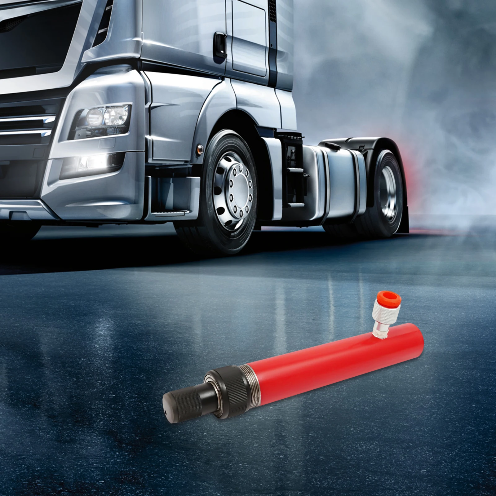 4 طن الثقيلة جاك تقف محرك هيدروليكي 4.92 بوصة رفع المدى الحمولة تسرب كفاءة رفع آمنة مستقرة سهلة الحمل الاستخدام #3