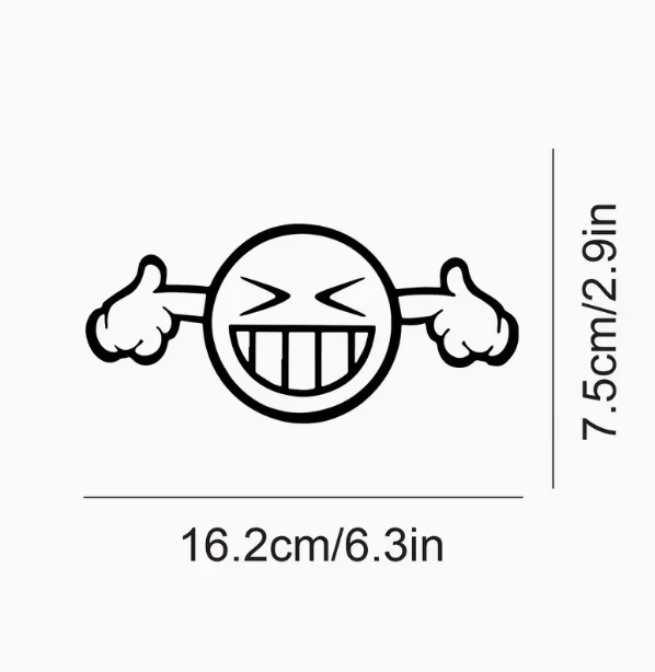 1Pc Crazy Shocking Car Audio Subwoofer Music Car Sticker Laptop Sticker Truck Off-Road Vehicle Door Rear Window Personalized Decoration Car Decal Bumper Sticker