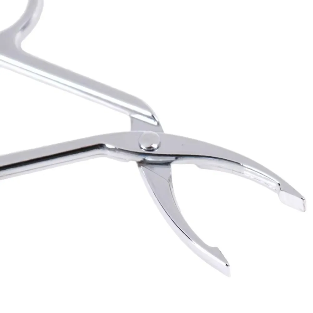 Stainless Steel Eyebrow Tweezer Hairgripping With Handles Elbow Eyebrow Pliers Clip Mechanism Elbow Eyebrow Curler