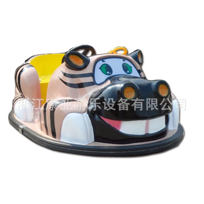 بلازا سوبر ماركت معدات الملعب FRP مزدوجة الوالدين والطفل الأطفال الجنة الكرتون ألعاب حيوانات سيارة ممتصة للصدمات #2